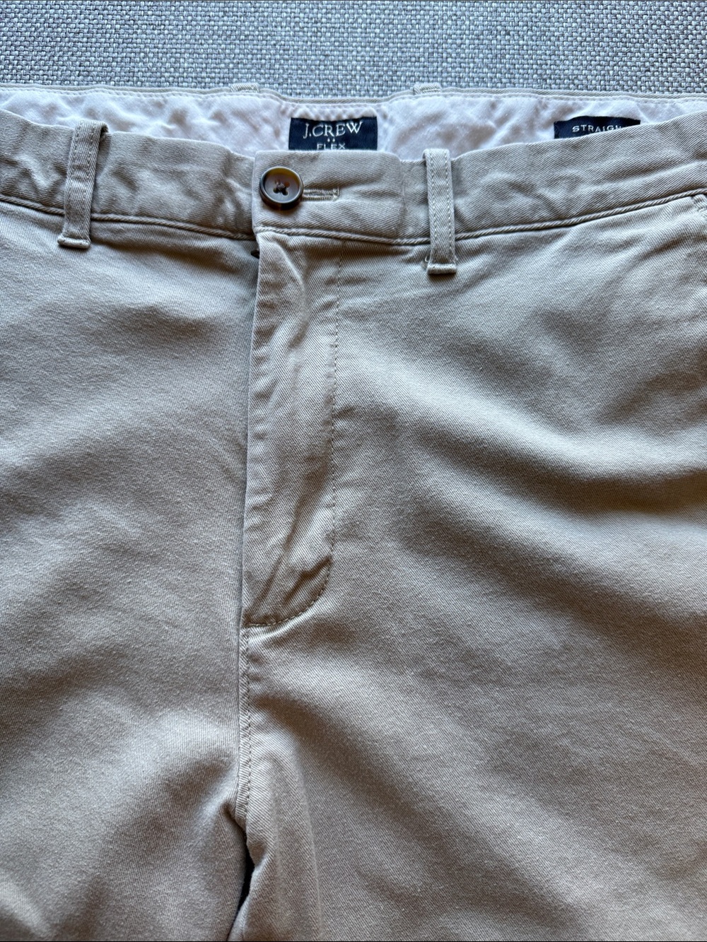 J. Crew Straight Fit Tan Khaki Pants